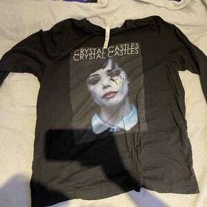 Crystal Castles long sleeve graphic tee